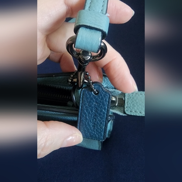 Coach Light Blue Crossbody Bag - Picture 7 of 9